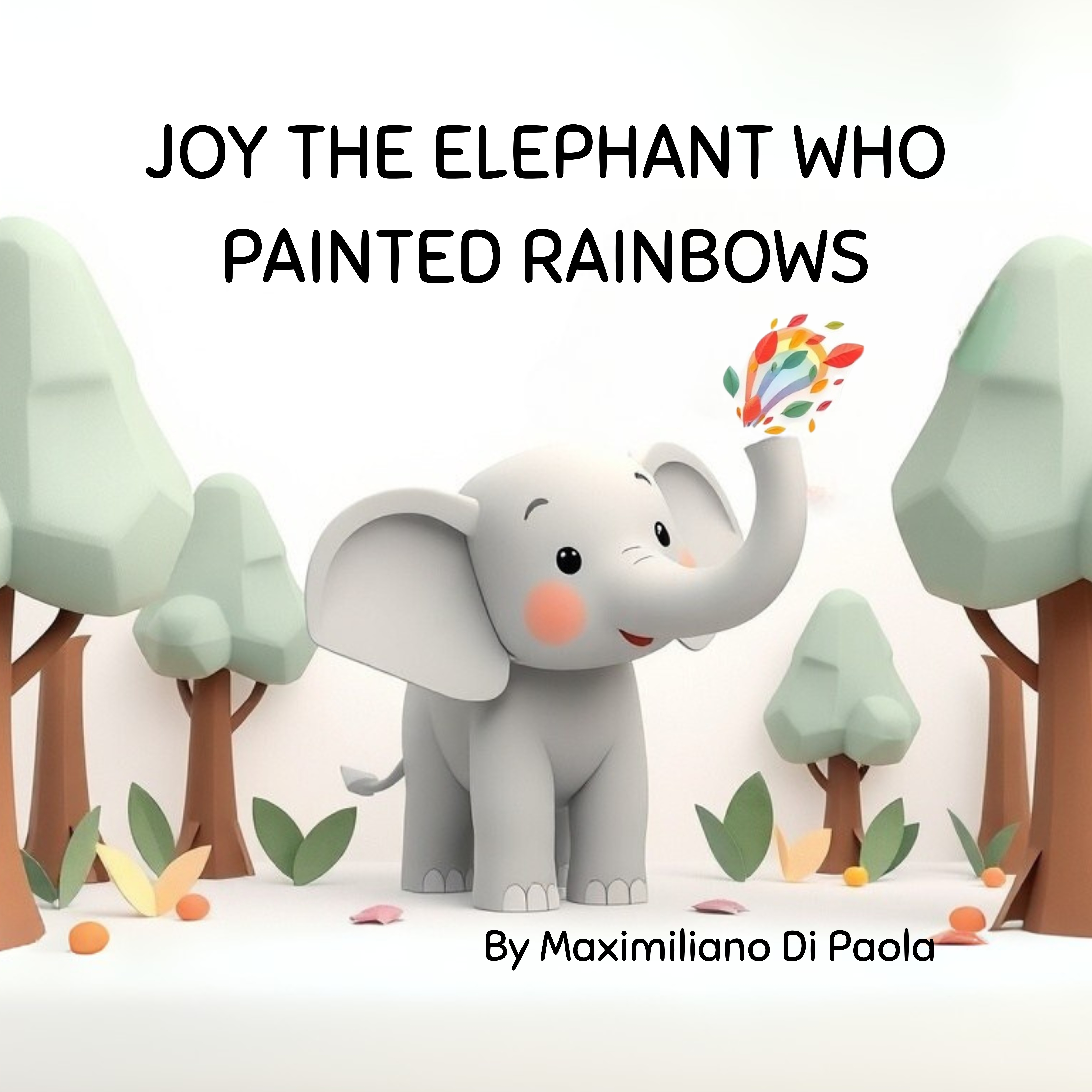Book Cover JOY THE ELEPHANT WHO PAINTED RAINBOWS