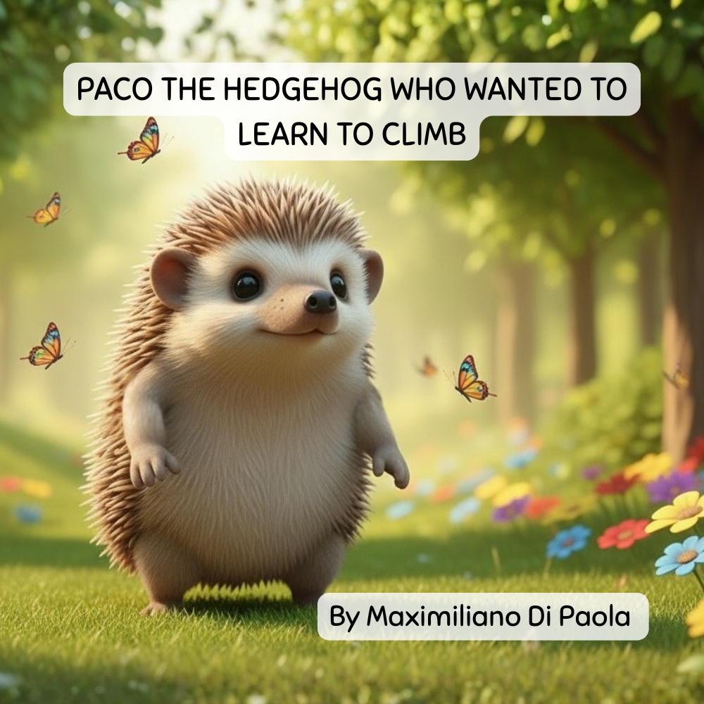 Book Cover PACO THE HEDGEHOG WHO WANTED TO LEARN TO CLIMB